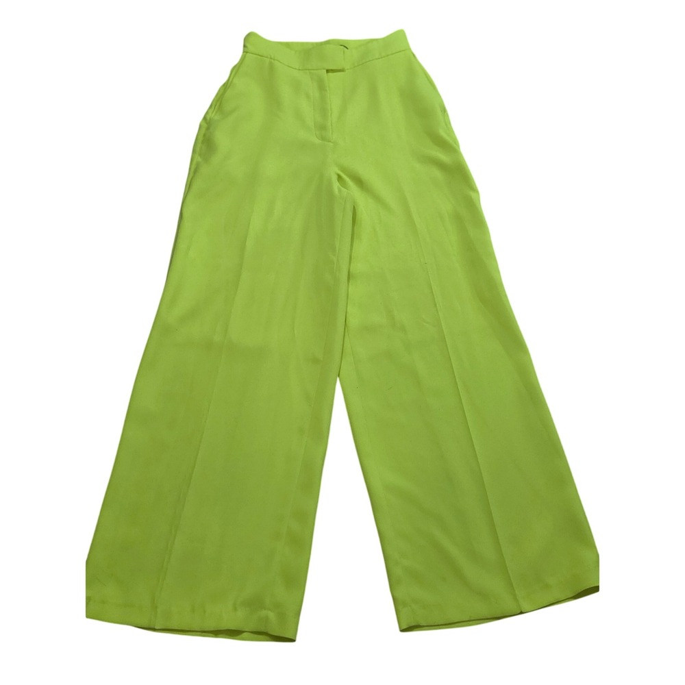 House of CB London Marsha Neon Lime Green Super High Waisted Medium Baddie Euro